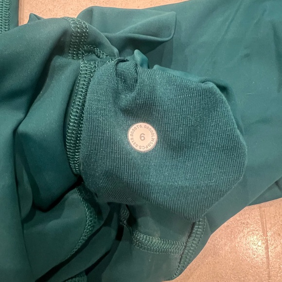 LULULEMON Wunder Under Emerald 25” Leggings - Picture 7 of 7